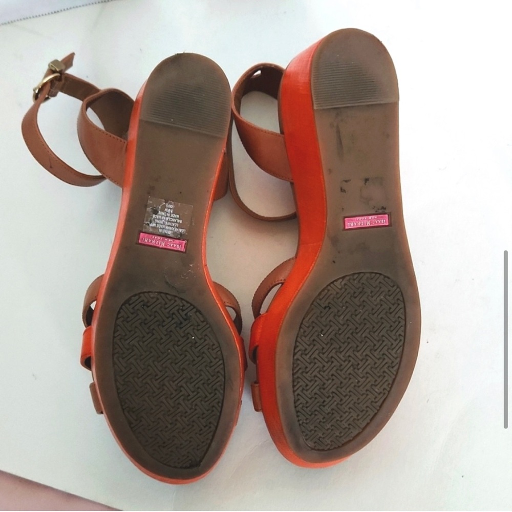 Two colors wedge sandals - Picture 5 of 9